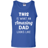 Funny Fathers Day - Gift from Son Daughter Kids Wife Tank Top - TEEEVER - Royal / S- Sleeveless -TeeEver.com