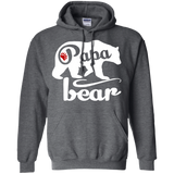 Papa Bear - Father's Day - papa - father day gift Hoodie - TEEEVER - Dark Heather / S- Hoodies -TeeEver.com