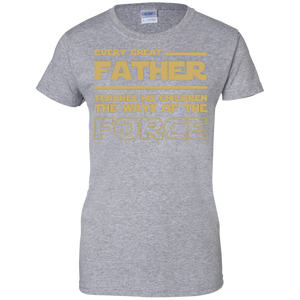 Men's-Best-Tee-For-Star-Dad.-Father's-Day-Gift-For-Awesome-D Ladies Custom 100% Cotton T-Shirt - Sport Grey / XS- Short Sleeve -TeeEver.com