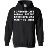 Fathers Day Gift from Wife Daughter Son Hoodie - TEEEVER - Black / S- Hoodies -TeeEver.com