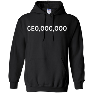 CEO,OOO,OOO - Millionaire Entrepreneur T-shirt Funny Business Pullover Hoodie 8 oz - Black / S- Hoodies -TeeEver.com