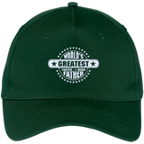 Father's day gift- world greatest farter i mean father - Five Panel Twill Cap - Hunter / One Size- Hats -TeeEver.com