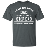 World's Best Step Dad T-Shirt - TEEEVER - Dark Heather / S- Short Sleeve -TeeEver.com