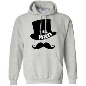 Father's Day - Big Man Little Man for Dad Hoodie - TEEEVER - Ash / S- Hoodies -TeeEver.com