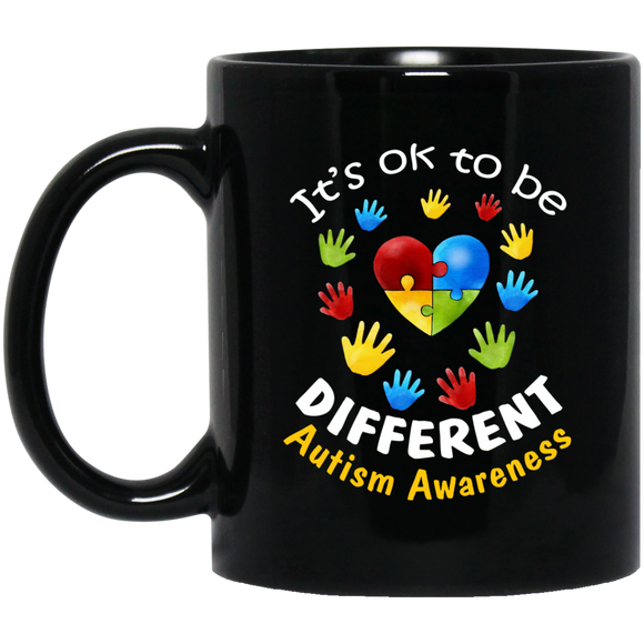 It's Ok to be different Autism Awareness MUGS