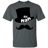 Father's Day - Big Man Little Man for Dad T-Shirt - TEEEVER - Dark Heather / S- Short Sleeve -TeeEver.com