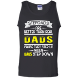 Funny Step Dads Are Better - Fathers Day Birthday Gift Tank Top - TEEEVER - Black / S- Sleeveless -TeeEver.com