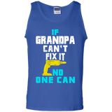 Village Mens If Grandpa Can't Fix It no-one can Tank Top - TEEEVER - Royal / S- Sleeveless -TeeEver.com