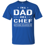 I'm A Dad And Chef - For Men Father Funny Gift T-Shirt - TEEEVER - Royal / S- Short Sleeve -TeeEver.com