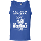 Father's Day Not Regular Dad Graphic Tank Top - TEEEVER - Royal / S- Sleeveless -TeeEver.com