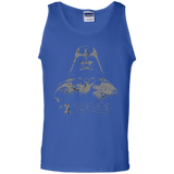 Dad Darth Vader Father's Day Tank Top - TEEEVER - Royal / S- Sleeveless -TeeEver.com