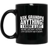 Mens Ask Grandpa Anything - Funny Gift for Father's Day MUGS