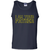 Men's I Am Your Father - Father's Day Gift For Star Dad Tank Top - TEEEVER - Navy / S- Sleeveless -TeeEver.com