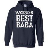 Worlds Best Baba - Fathers Day Gift Muslim Dad Husband - Hoodie - TEEEVER - Navy / S- Hoodies -TeeEver.com