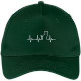 Crazy Cat Lady - Cute Cat Best Friend Forever - Five Panel Twill Cap - Hunter / One Size- Hats -TeeEver.com