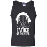 Star Wars Father's Day Vader Dad of Year Graphic Tank Top - TEEEVER - Black / S- Sleeveless -TeeEver.com