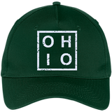 Stylish Ohio - Five Panel Twill Cap - Hunter / One Size- Hats -TeeEver.com