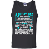 Meaning - For Father's Day Tank Top - TEEEVER - Black / S- Sleeveless -TeeEver.com