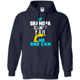 Village Mens If Grandpa Can't Fix It no-one can Hoodie - TEEEVER - Navy / S- Hoodies -TeeEver.com