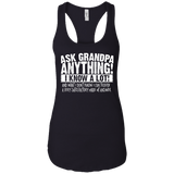 Mens Ask Grandpa Anything - Funny Gift for Father's Day Men/Women Tank top