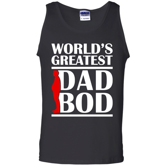 Dad Bod Funny  Retro - Father's Day Gift Premium Men's Tank Top - TEEEVER - Black / S- Sleeveless -TeeEver.com