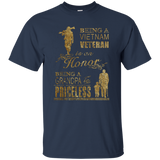 Being Grandpa Viet Nam Veteran T-Shirt - TEEEVER - Navy / S- T-Shirts -TeeEver.com