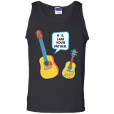 Uke I Am Your Father Funny Ukulele Gift Tank Top - TEEEVER - Black / S- Sleeveless -TeeEver.com