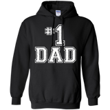 #1 Dad Number One Father's Day Vintage Style Hoodie - TEEEVER - Black / S- Hoodies -TeeEver.com