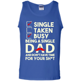 Being a Single Dad Tank Top - TEEEVER - Royal / S- Sleeveless -TeeEver.com