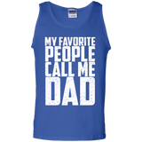 My Favorite People Call Me Dad - Tank Top - TEEEVER - Royal / S- Sleeveless -TeeEver.com