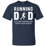 Running Dad Gifts For Father Runner Men T-Shirt - TEEEVER - Navy / S- Short Sleeve -TeeEver.com