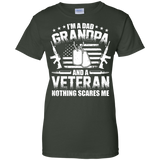 I'm A Dad Grandpa Veteran Father's Day Ladies' T-Shirt - Forest Green / X-Small- T-Shirts -TeeEver.com