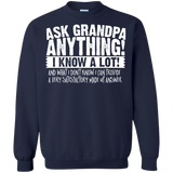 Mens Ask Grandpa Anything - Funny Gift for Father's Day LS/Hoodie/Sweatshirt