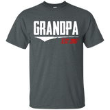 Men's Grandpa Est 2017 - New Grandpa Gifts first father's Day T-Shirt - TEEEVER - Dark Heather / S- Short Sleeve -TeeEver.com