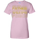 Men's-Best-Tee-For-Star-Dad.-Father's-Day-Gift-For-Awesome-D Ladies Custom 100% Cotton T-Shirt - Light Pink / XS- Short Sleeve -TeeEver.com