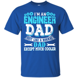 Funny - For Cool Engineer Dad T-Shirt - TEEEVER - Royal / S- Short Sleeve -TeeEver.com