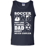 Soccer dad - fathers day gift Tank Top - TEEEVER - Navy / S- T-Shirts -TeeEver.com