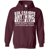 Mens Ask Grandpa Anything - Funny Gift for Father's Day LS/Hoodie/Sweatshirt