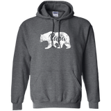 Men's Papa Bear - Awesome Camping Father's - Hoodie - TEEEVER - Dark Heather / S- Hoodies -TeeEver.com