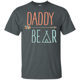 Mens Arrow Tribal Daddy Bear - Father's Day T-Shirt - TEEEVER - Dark Heather / S- T-Shirts -TeeEver.com