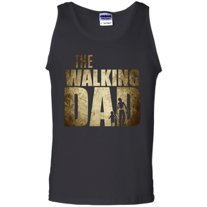 Walking Dad - Gift Father's Day Tank Top - TEEEVER - Black / S- Sleeveless -TeeEver.com