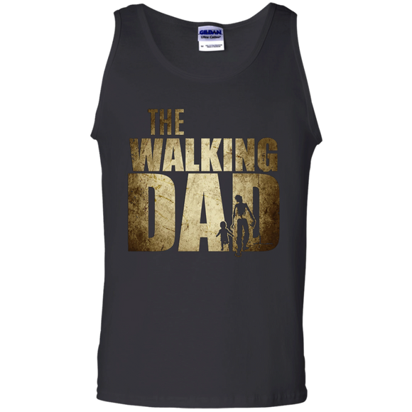 Walking Dad - Gift Father's Day Tank Top - TEEEVER - Black / S- Sleeveless -TeeEver.com