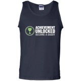 Achievement Unlocked, Become A Daddy - Tank Top - TEEEVER - Navy / S- Sleeveless -TeeEver.com