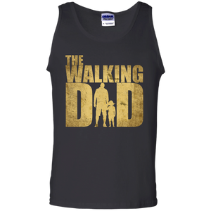 Walking Dad - Gift Father's Day Tank Top - TEEEVER - Black / S- Sleeveless -TeeEver.com