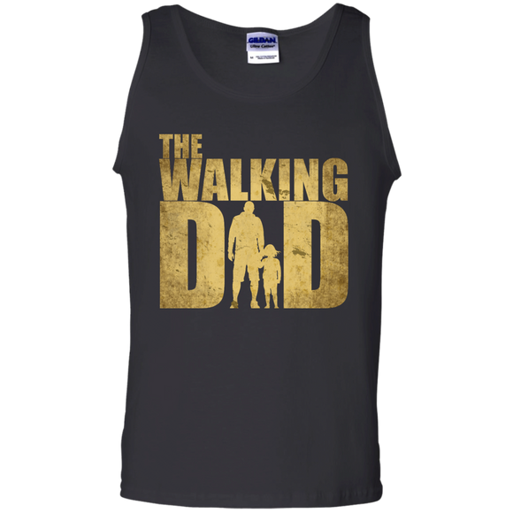 Walking Dad - Gift Father's Day Tank Top - TEEEVER - Black / S- Sleeveless -TeeEver.com