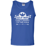 Dad of Twins I'm The Man Father's Day - Tank Top - TEEEVER - Royal / S- Sleeveless -TeeEver.com