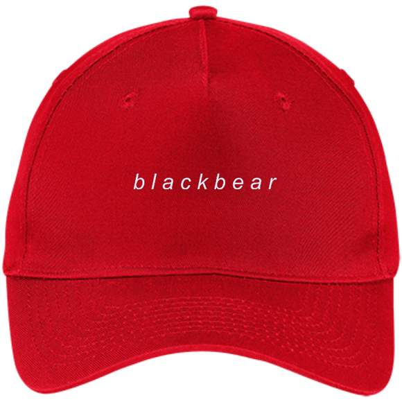 Funny Blackbear - Five Panel Twill Cap - Red / One Size- Hats -TeeEver.com