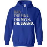 Men's Dad - The Man The Myth The Legend - Dad Father - Hoodie - TEEEVER - Royal / S- Hoodies -TeeEver.com