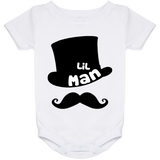 Father's Day - Big Man Little Man for Son - Baby Onesie 6,12,24 Month - TEEEVER - Baby Onesie 24 Month / White / One Size- Apparel -TeeEver.com