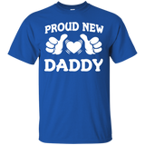 Funny Proud New Daddy T-shirt (Gift for new dads fathers) T-Shirt - TEEEVER - Royal / S- Short Sleeve -TeeEver.com